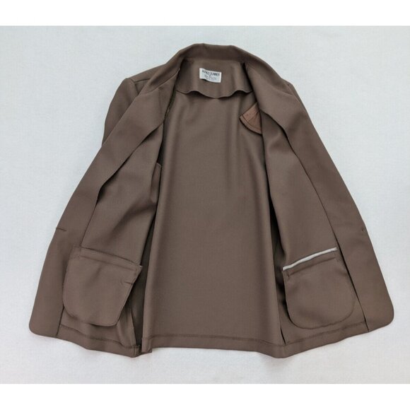 Alfred Dunner Women's Blazer Jacket Size 8 Beige Unlined Lightweight - Picture 13 of 14